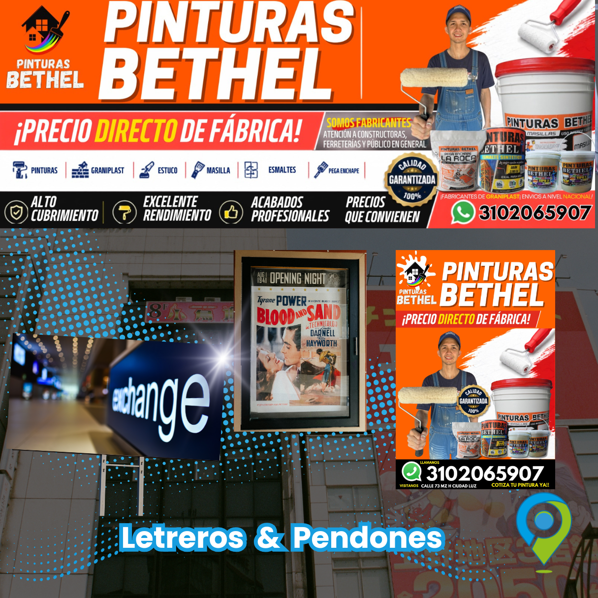 letreros afiches poster en lona letreros afiches poster en lona